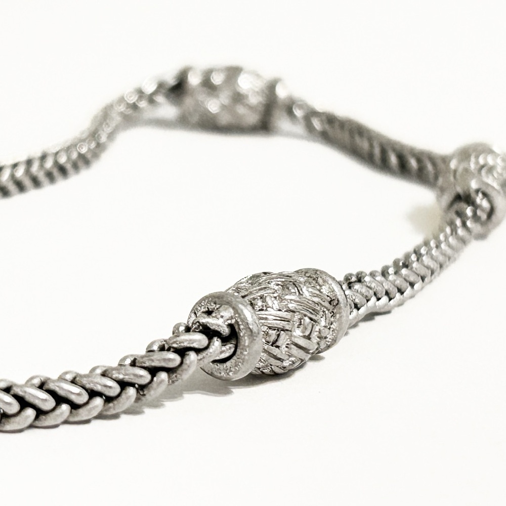 Napier Silver Necklace with Intricate Accents - Picture 4 of 14